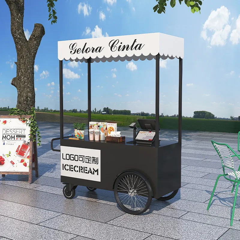 Coffee Tea Vendor - Wózek z jedzeniem ulicznym, stawka gastronomiczna,