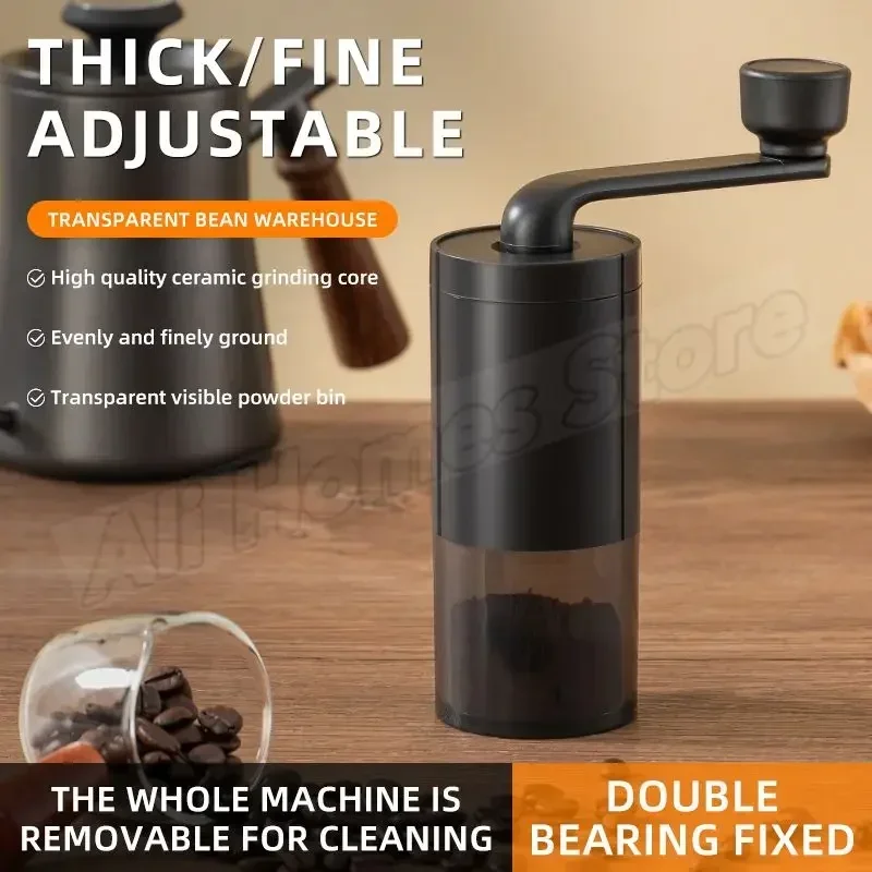 Burr Hand Grinder - Regulowany ręczny młynek do kawy z