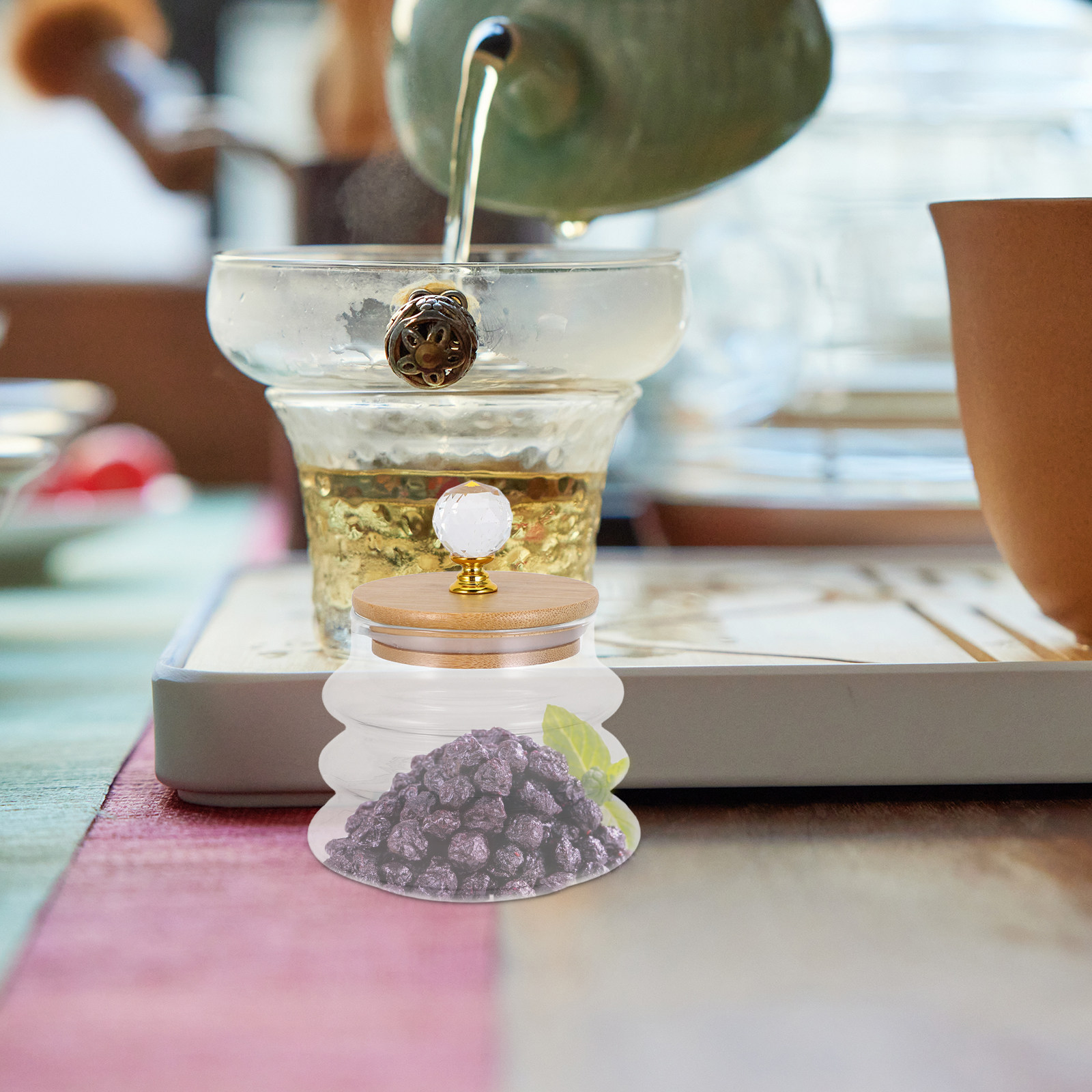 Coffee Bean And Tea Leaf - Przezroczysty szklany słoik do przechowywania z