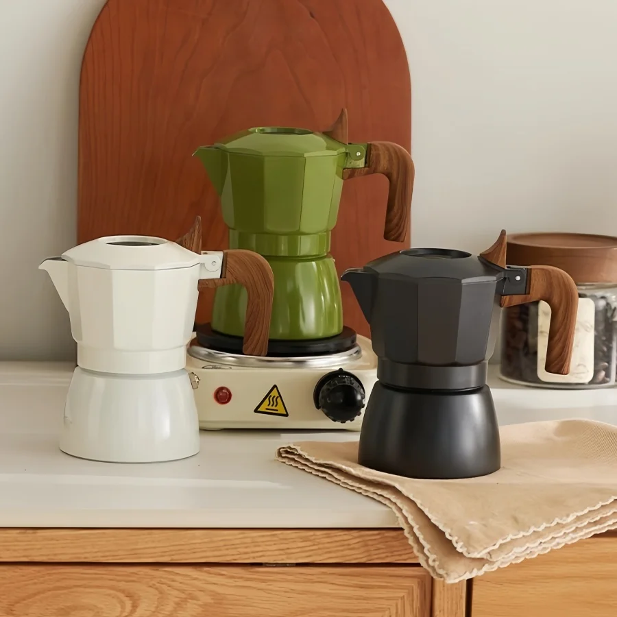 Moka Pot Stove - Kawiarka z podwójnym zaworem 100 ml,