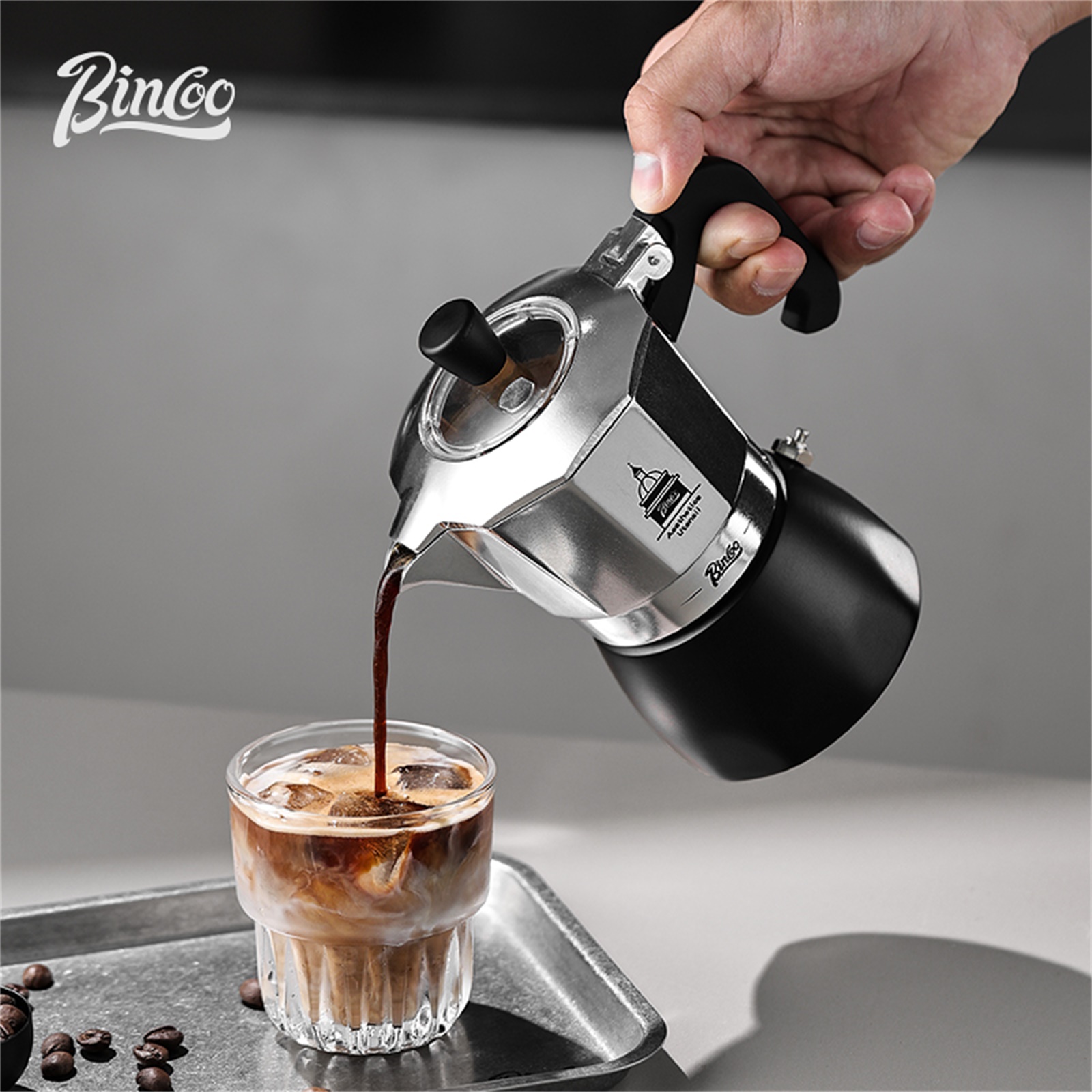 Moka Pot Stove - BINCOO Dwu-zaworowy Moka Pot, Ekspres do