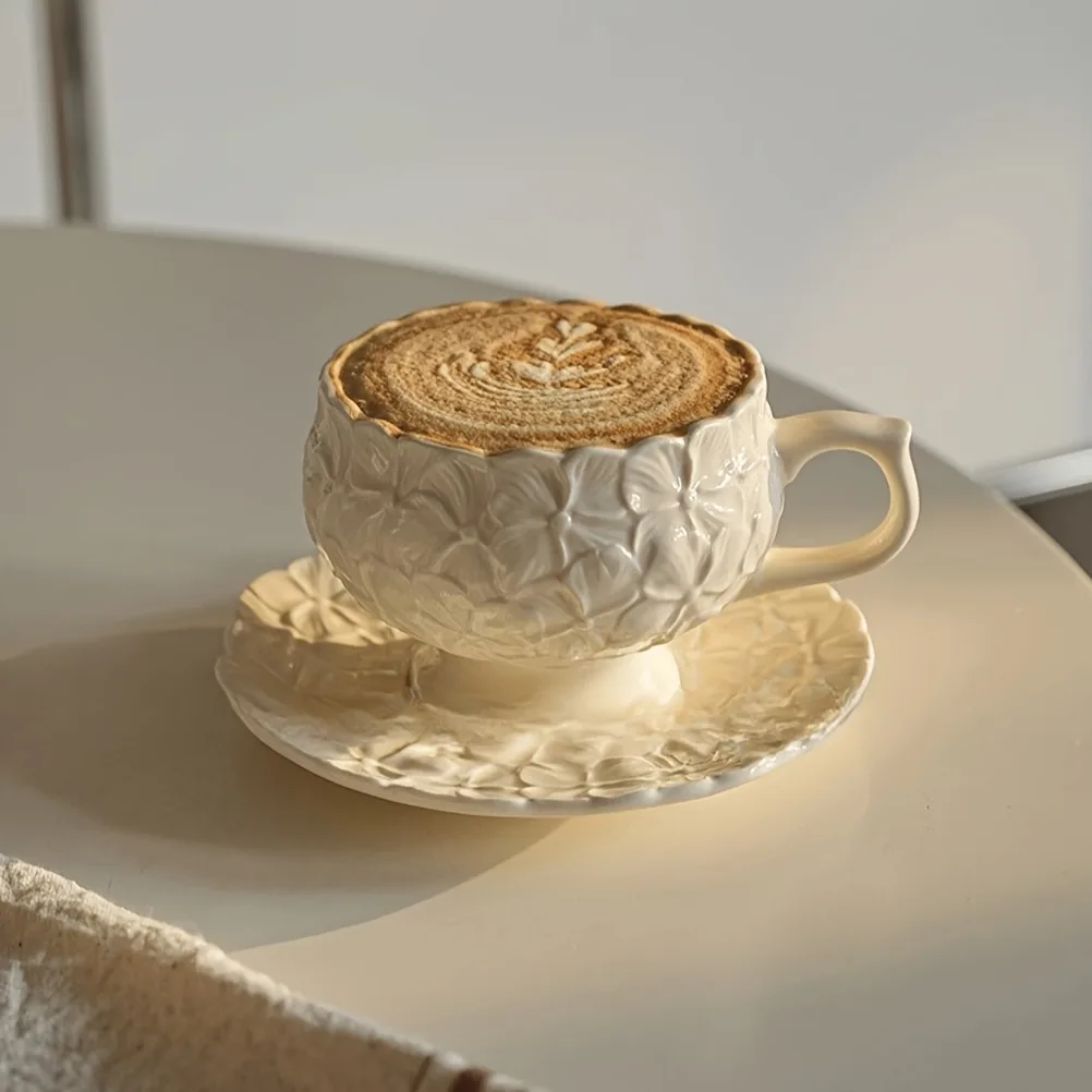 Coffee Tea Set - Zestaw filiżanek do kawy z francuskim
