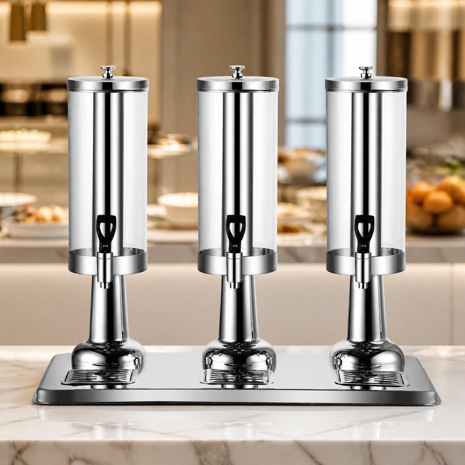 Coffee Tea Machine - Potrójny dystrybutor napojów 9L ze stali