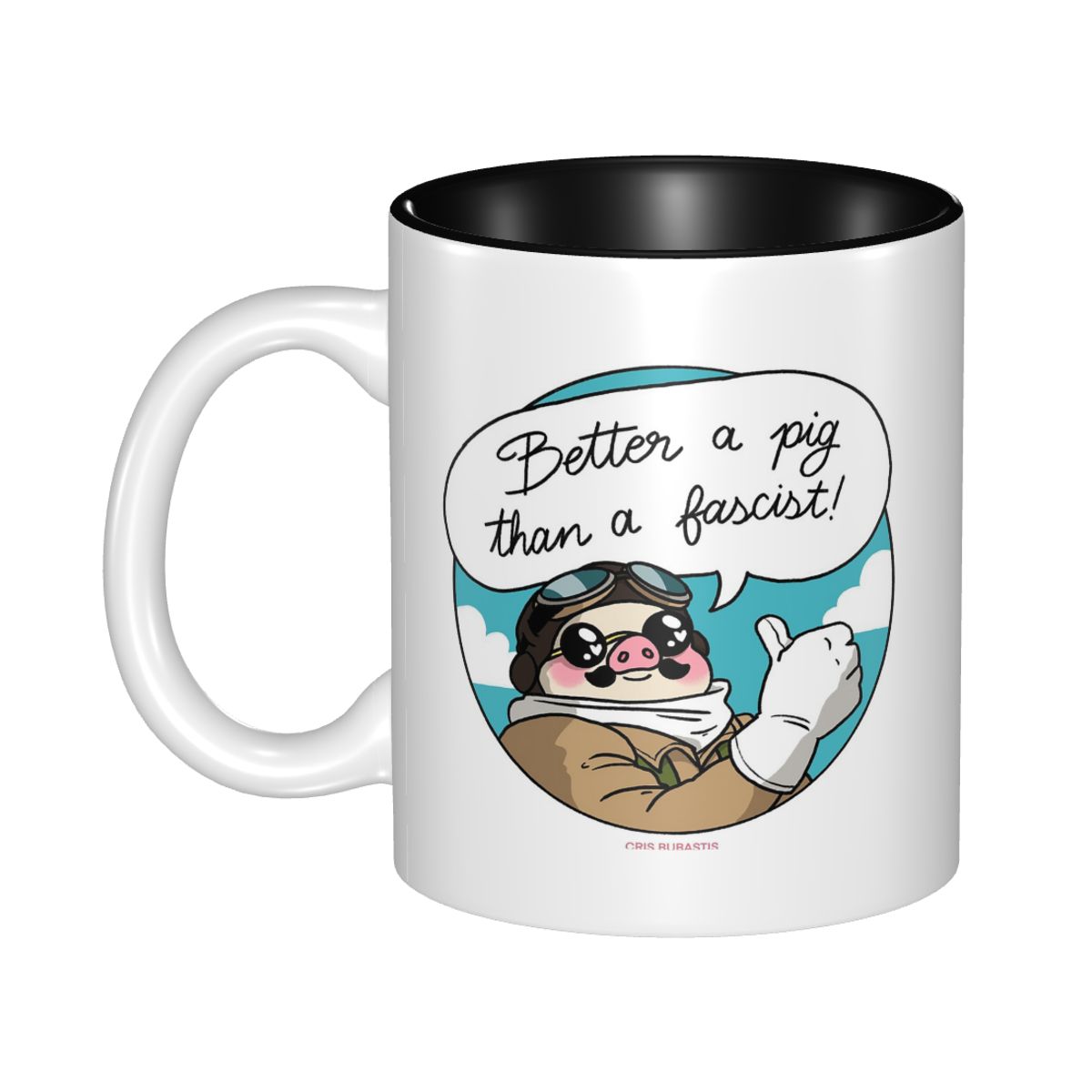Coffee Better Than Tea - Lepszy procy niż faszysta! Śmieszne ceramiczne
