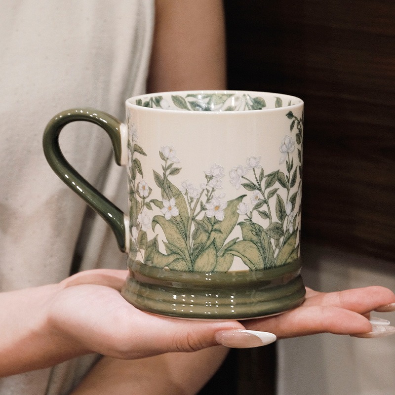 Coffee Jasmine Tea - JUSTINLAU Ins High Beauty Ceramiczny Kubek