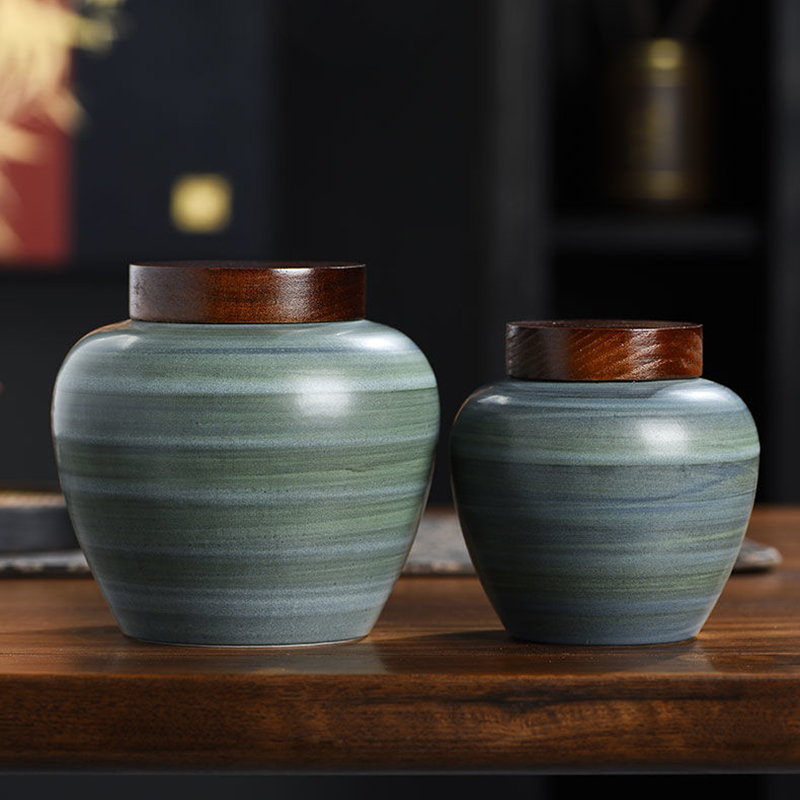 Coffee Bean And Tea Leaf - Retro ceramiczny pojemnik na herbatę, kreatywny