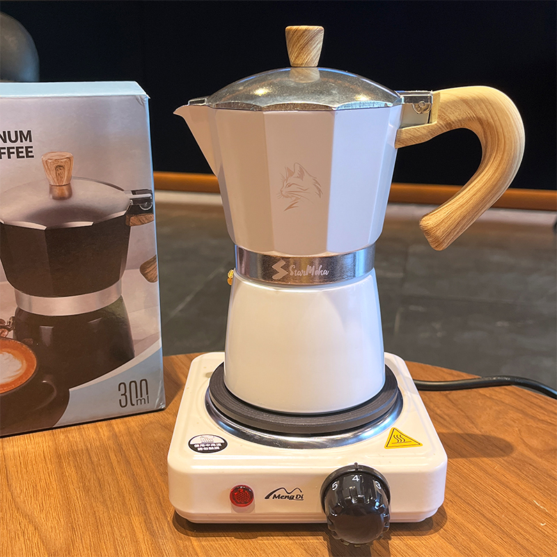 Kawiarka Moka 3/6 filiżanek -  – Moka Pot Stove recenzja i cena