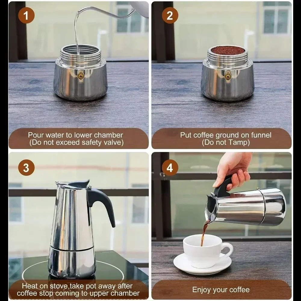 Ekspres do kawy Moka Pot 50ml- – Moka Pot Stove recenzja i cena