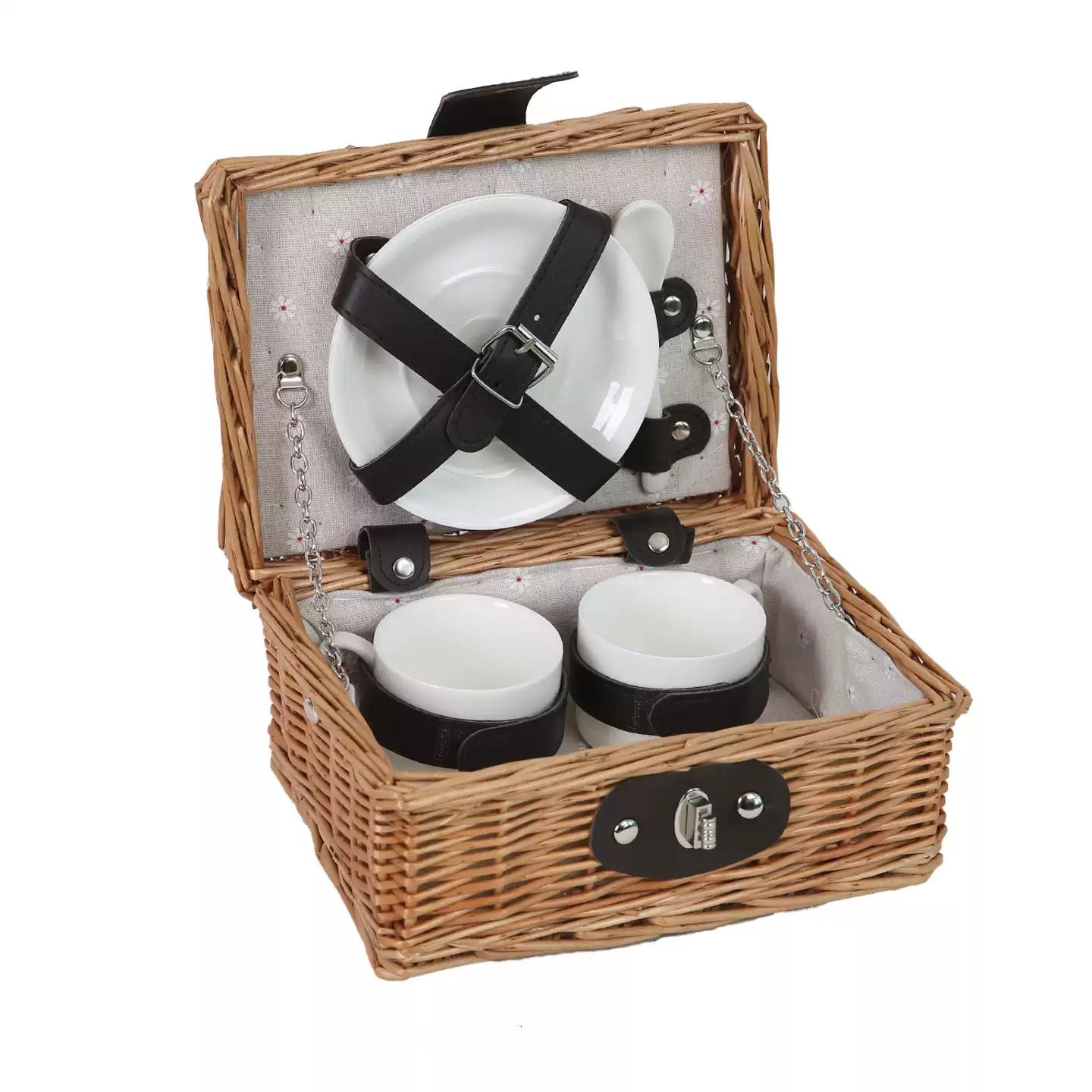 Zestaw piknikowy z wikliny dla – Coffee Tea Set recenzja i cena