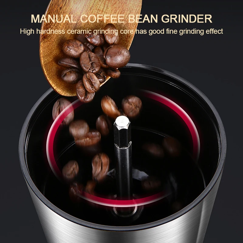 Ręczny młynek do kawy z 8 pozi – Burr Hand Grinder recenzja i cena
