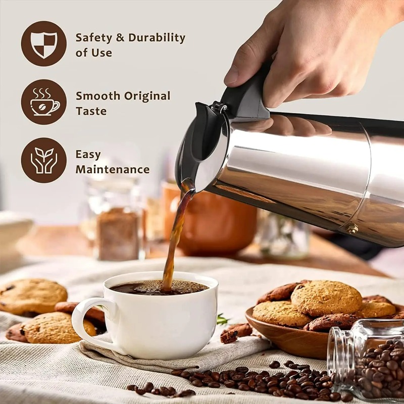 Kawiarka do moka ze stali nier – Moka Pot Stove recenzja i cena