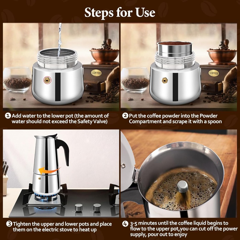 Kawiarka do moka ze stali nier – Moka Pot Stove recenzja i cena
