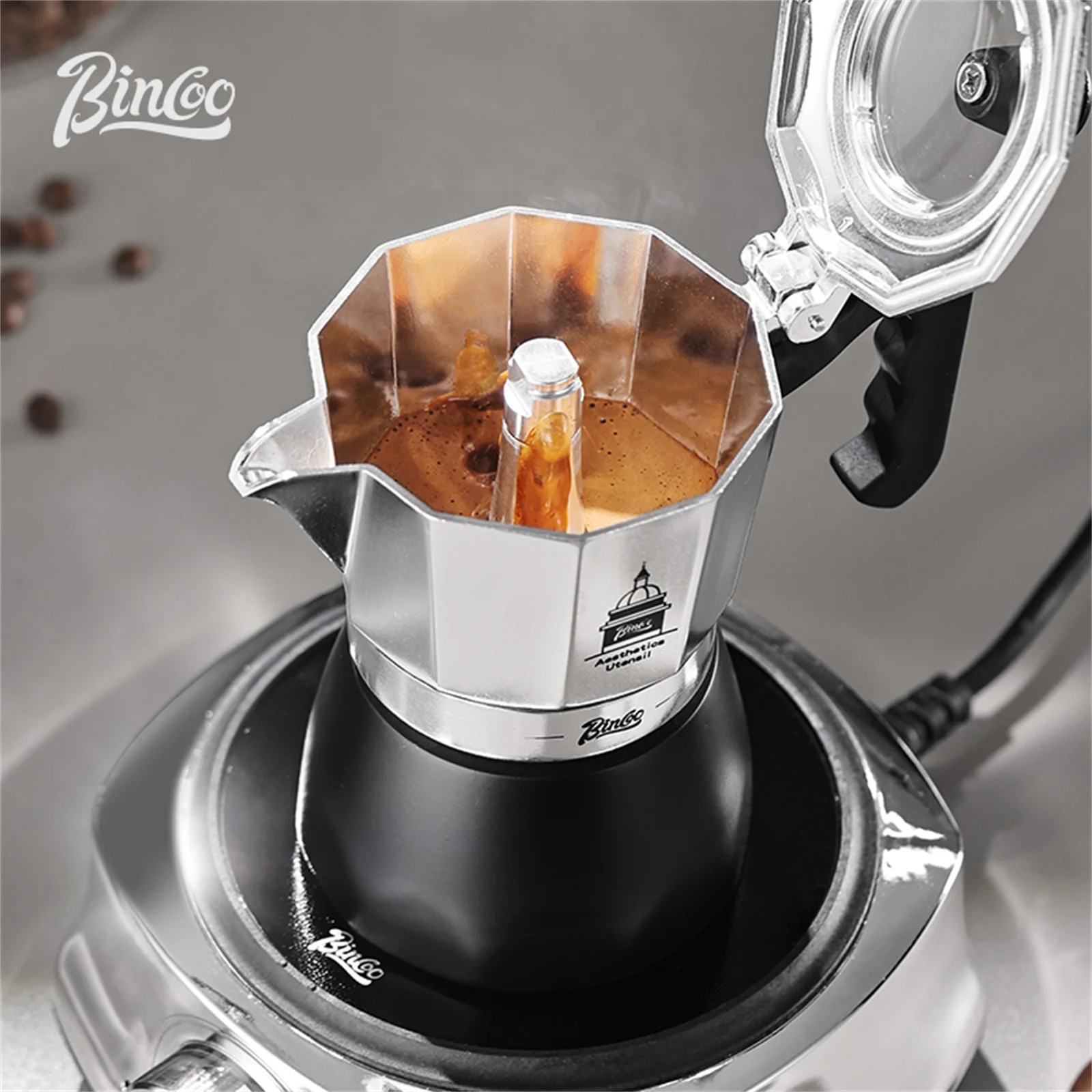 BINCOO Dwu-zaworowy Moka Pot,  – Moka Pot Stove recenzja i cena