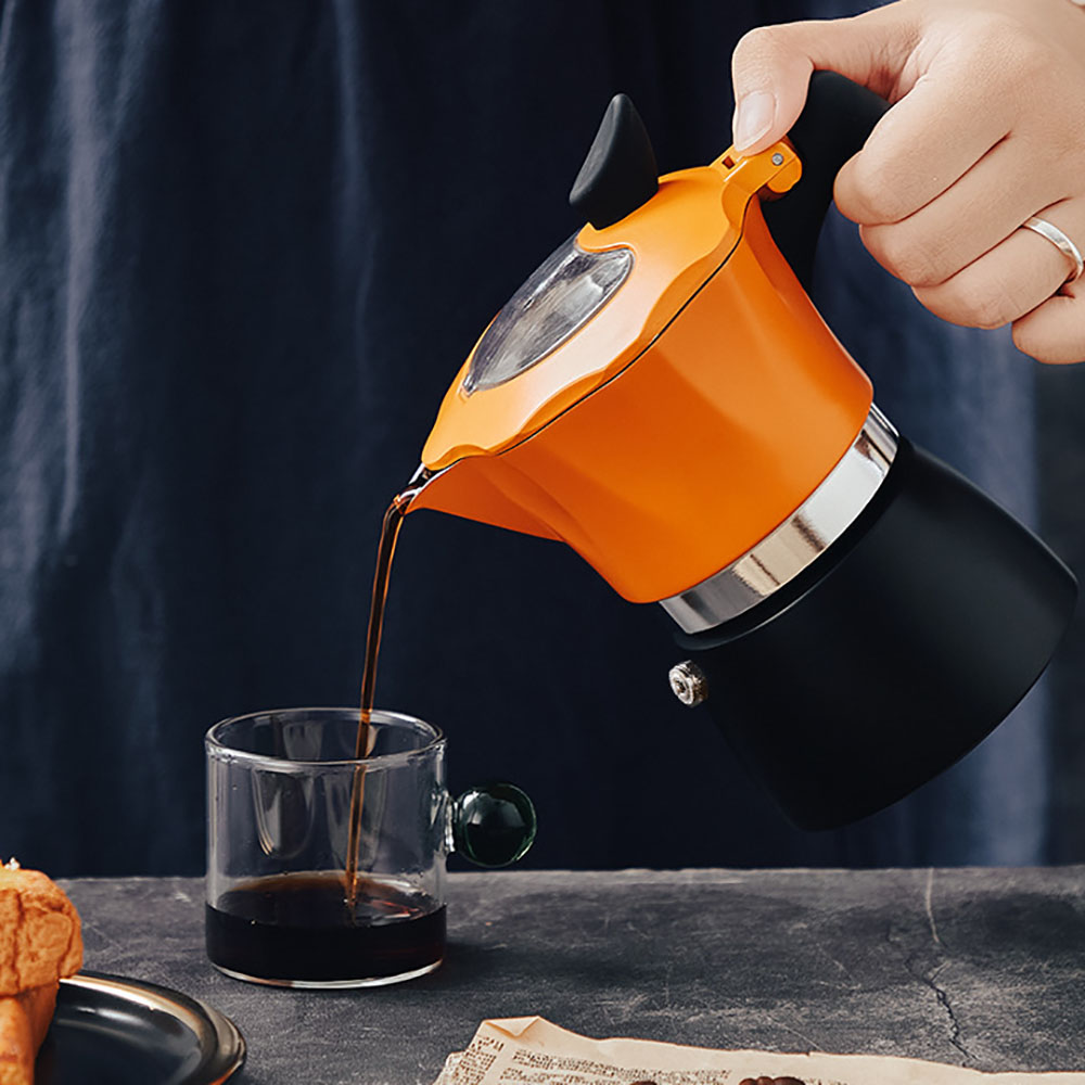 Dwukolorowy zestaw do kawy Mok – Moka Pot Stove recenzja i cena