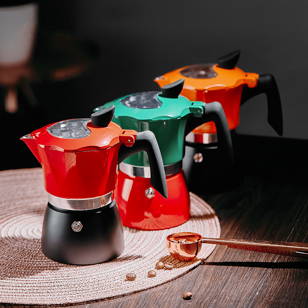 Dwukolorowy zestaw do kawy Mok – Moka Pot Stove recenzja i cena