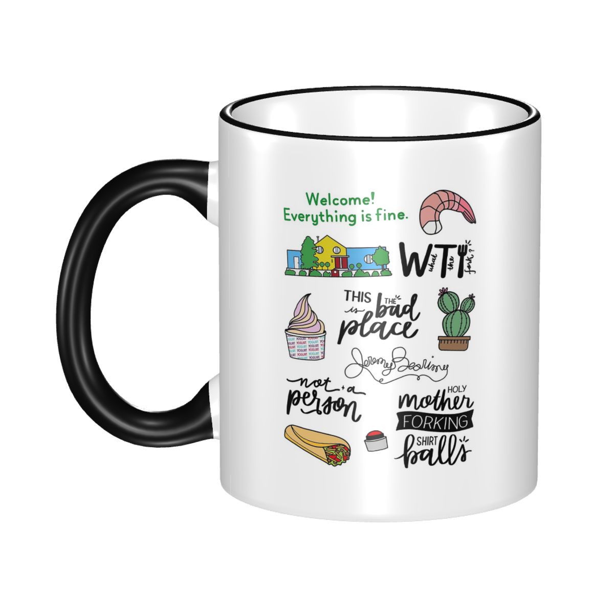Kubek z grafiką serialu The Go – Coffee Tea Place recenzja i cena