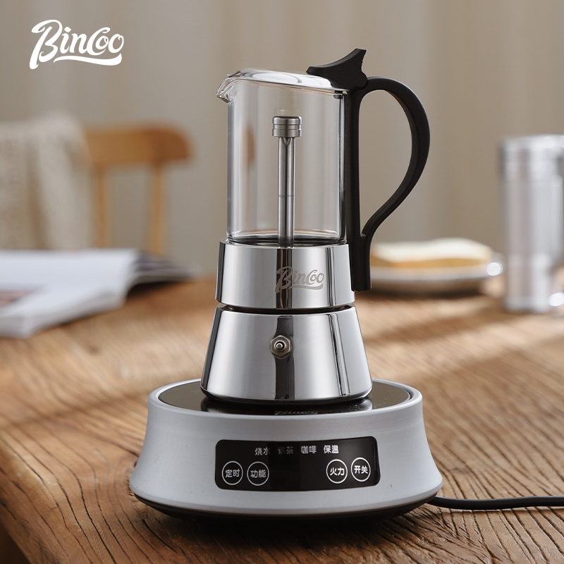 BINCOO Dwukomorowy ekspres do  – Moka Pot Stove recenzja i cena