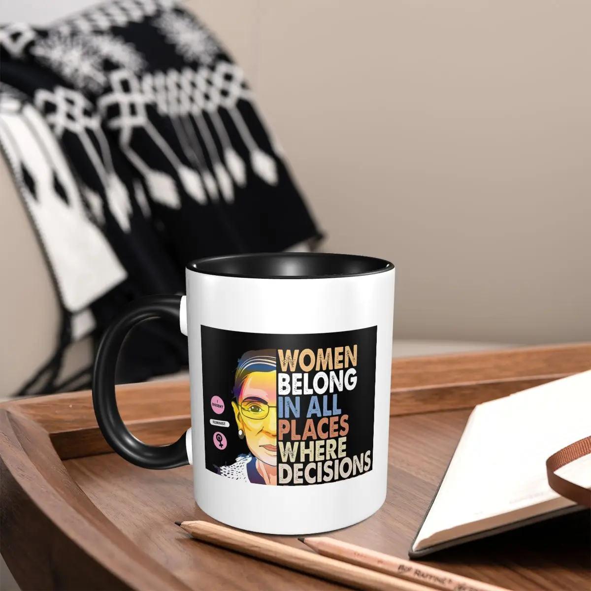 RBG Ruth Bader Ginsburg Kobiet – Coffee Tea Place recenzja i cena