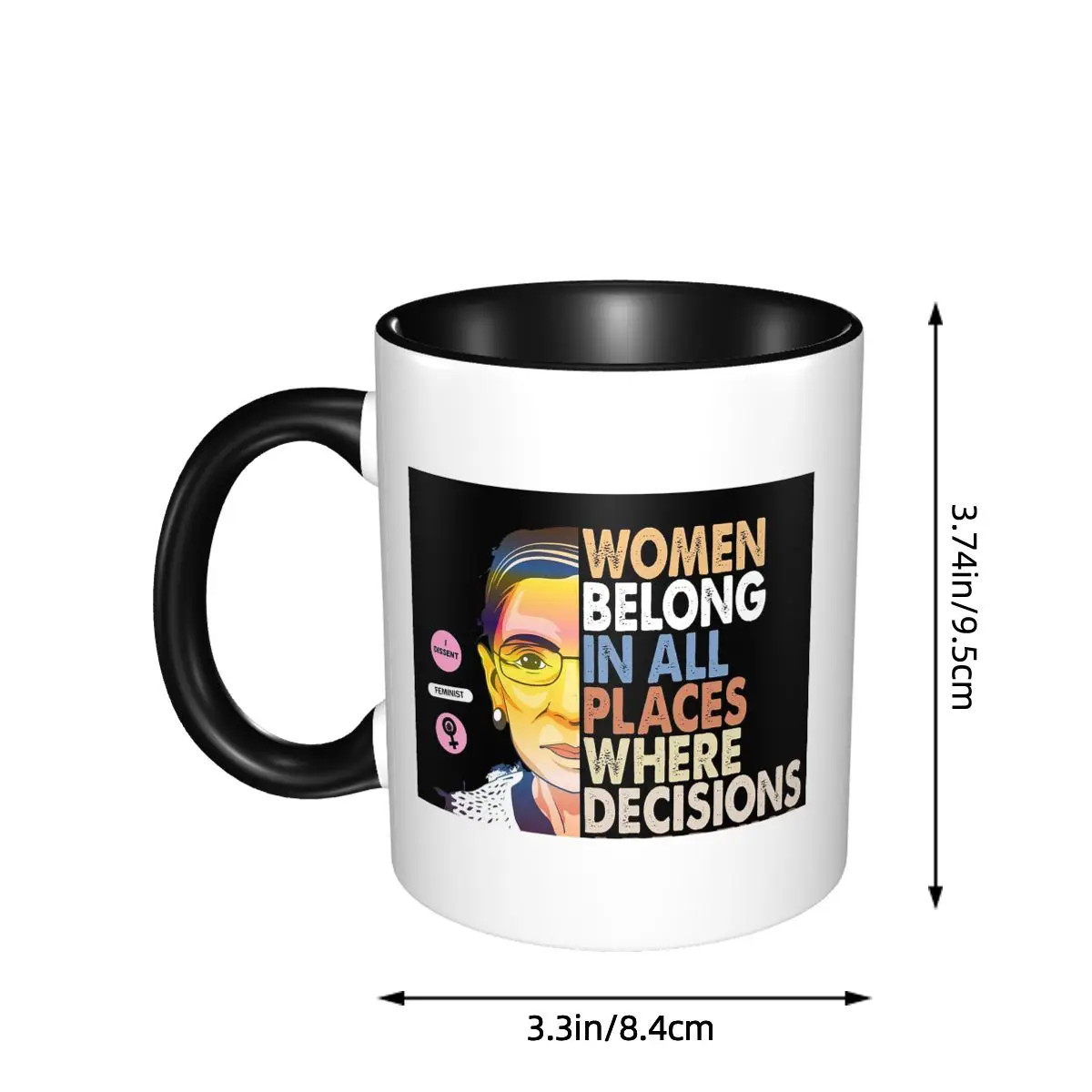 RBG Ruth Bader Ginsburg Kobiet – Coffee Tea Place recenzja i cena