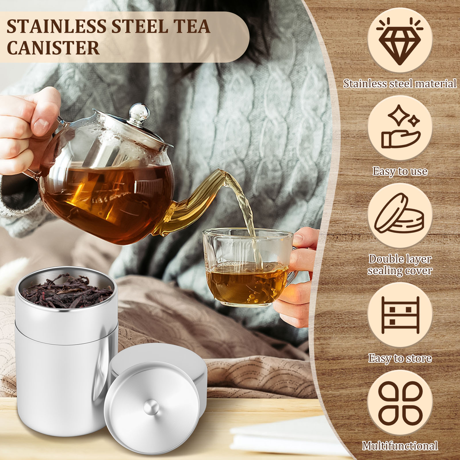 Pojemniki ze Stali Nierdzewnej – Coffee Bean And Tea Leaf recenzja i cena